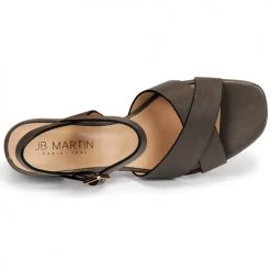 Chaussures Femme Sandales et Nu-pieds JB Martin OXIA Olive -Sandales Soldes Boutique 19173257 500 F