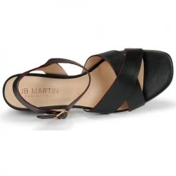 Chaussures Femme Sandales et Nu-pieds JB Martin OXIA Noir -Sandales Soldes Boutique 19173259 500 F
