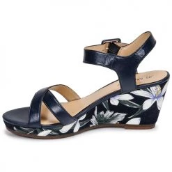 Chaussures Femme Sandales et Nu-pieds JB Martin QUERIDA Marine -Sandales Soldes Boutique 19173269 500 D