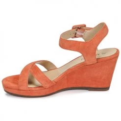 Chaussures Femme Sandales et Nu-pieds JB Martin QUERIDA Papaye -Sandales Soldes Boutique 19173270 500 D