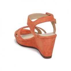 Chaussures Femme Sandales et Nu-pieds JB Martin QUERIDA Papaye -Sandales Soldes Boutique 19173270 500 E