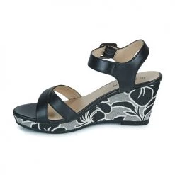 Chaussures Femme Sandales et Nu-pieds JB Martin QUERIDA Noir -Sandales Soldes Boutique 19173273 500 D