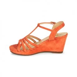 Chaussures Femme Sandales et Nu-pieds JB Martin QUIRA Papaye -Sandales Soldes Boutique 19173275 500 D