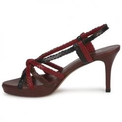 Chaussures Femme Sandales et Nu-pieds Stéphane Kelian PRISCILLE Marron / Bordeaux -Sandales Soldes Boutique 192178 500 D