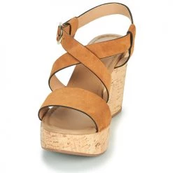 Chaussures Femme Sandales et Nu-pieds NeroGiardini JIPPO Cognac -Sandales Soldes Boutique 19236440 500 C
