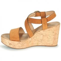 Chaussures Femme Sandales et Nu-pieds NeroGiardini JIPPO Cognac -Sandales Soldes Boutique 19236440 500 D