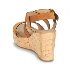 Chaussures Femme Sandales et Nu-pieds NeroGiardini JIPPO Cognac -Sandales Soldes Boutique 19236440 500 E
