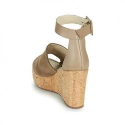 Chaussures Femme Sandales et Nu-pieds NeroGiardini NORWAY Taupe -Sandales Soldes Boutique 19236441 500 E