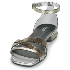 Chaussures Femme Sandales et Nu-pieds NeroGiardini TOMMA Argenté -Sandales Soldes Boutique 19236458 500 C