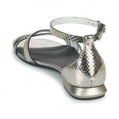 Chaussures Femme Sandales et Nu-pieds NeroGiardini TOMMA Argenté -Sandales Soldes Boutique 19236458 500 E