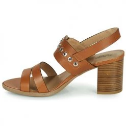 Chaussures Femme Sandales et Nu-pieds NeroGiardini GHILLO Cognac -Sandales Soldes Boutique 19236460 500 D