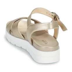 Chaussures Femme Sandales et Nu-pieds NeroGiardini LONELESS Doré -Sandales Soldes Boutique 19236463 500 E