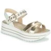 Chaussures Femme Sandales et Nu-pieds NeroGiardini TIMMA Blanc / Doré
