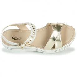 Chaussures Femme Sandales et Nu-pieds NeroGiardini TIMMA Blanc / Doré -Sandales Soldes Boutique 19236464 500 F