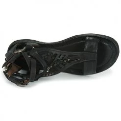 Chaussures Femme Sandales et Nu-pieds Airstep / A.S.98 RAMOS Noir -Sandales Soldes Boutique 19313958 500 F