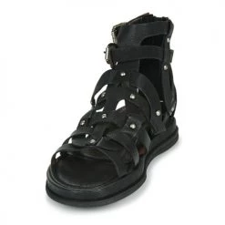 Chaussures Femme Sandales et Nu-pieds Airstep / A.S.98 POLA FLASH Noir -Sandales Soldes Boutique 19313959 500 C
