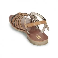 Chaussures Fille Sandales et Nu-pieds GBB BANGKOK Marron -Sandales Soldes Boutique 19387980 500 E