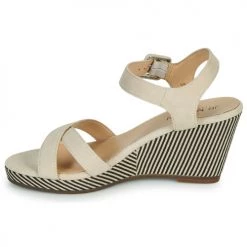 Chaussures Femme Sandales et Nu-pieds JB Martin QUERIDA SABLE -Sandales Soldes Boutique 19435761 500 D