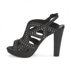 Chaussures Femme Sandales et Nu-pieds Strategia CLOUCLOU Noir -Sandales Soldes Boutique 194931 500 D