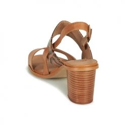 Chaussures Femme Sandales et Nu-pieds Karston LIMEY Camel -Sandales Soldes Boutique 19496523 500 E