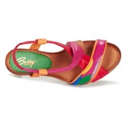 Chaussures Femme Sandales et Nu-pieds Betty London POULOI Multicolore -Sandales Soldes Boutique 195288 500 F