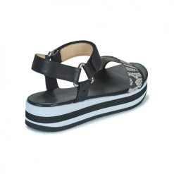 Chaussures Femme Sandales et Nu-pieds JB Martin IMANI NOIR -Sandales Soldes Boutique 19757287 500 D