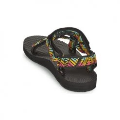 Chaussures Femme Sandales et Nu-pieds Teva ORIGINAL UNIVERSAL Noir / Multicolor -Sandales Soldes Boutique 19964922 500 E