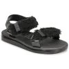 Chaussures Femme Sandales et Nu-pieds Melissa MELISSA PAPETTE FLUFFY RIDER AD Noir