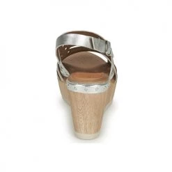 Chaussures Femme Sandales et Nu-pieds Dorking SALMA Argenté -Sandales Soldes Boutique 20274764 500 E