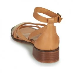 Chaussures Femme Sandales et Nu-pieds Casual Attitude COUTIL Camel / Or -Sandales Soldes Boutique 20335701 500 E
