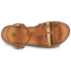 Chaussures Fille Sandales et Nu-pieds GBB OLALA Marron -Sandales Soldes Boutique 20610435 500 F