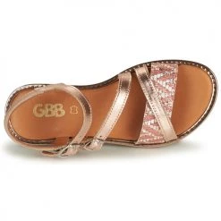Chaussures Fille Sandales et Nu-pieds GBB SERAFINE Doré -Sandales Soldes Boutique 20725506 500 F