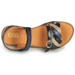 Chaussures Fille Sandales et Nu-pieds GBB NOELIE Bleu -Sandales Soldes Boutique 20725512 500 F