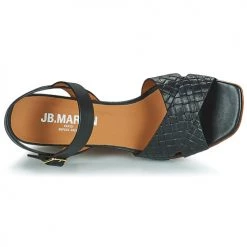 Chaussures Femme Sandales et Nu-pieds JB Martin ELISE Noir -Sandales Soldes Boutique 20735512 500 F