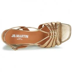 Chaussures Femme Sandales et Nu-pieds JB Martin ETOILE Doré -Sandales Soldes Boutique 20735515 500 F