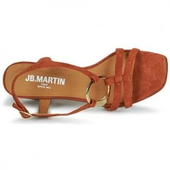 Chaussures Femme Sandales et Nu-pieds JB Martin ECUME Marron -Sandales Soldes Boutique 20735519 500 F