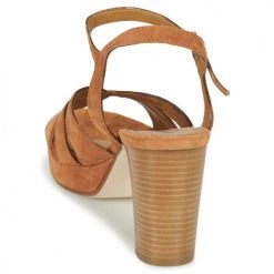 Chaussures Femme Sandales et Nu-pieds JB Martin MINA Marron -Sandales Soldes Boutique 20735531 500 E