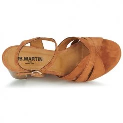 Chaussures Femme Sandales et Nu-pieds JB Martin MINA Marron -Sandales Soldes Boutique 20735531 500 F