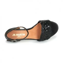 Chaussures Femme Sandales et Nu-pieds JB Martin SALSA Noir -Sandales Soldes Boutique 20735557 500 F