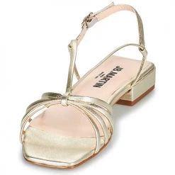 Chaussures Femme Sandales et Nu-pieds JB Martin SAMBA Doré -Sandales Soldes Boutique 20735563 500 C