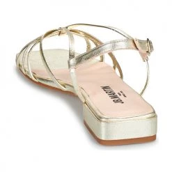 Chaussures Femme Sandales et Nu-pieds JB Martin SAMBA Doré -Sandales Soldes Boutique 20735563 500 E