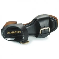 Chaussures Femme Sandales et Nu-pieds JB Martin DONA Noir -Sandales Soldes Boutique 20735567 500 F