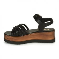 Chaussures Femme Sandales et Nu-pieds JB Martin DAPHNE Noir -Sandales Soldes Boutique 20735571 500 D
