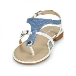 Chaussures Femme Sandales et Nu-pieds JB Martin AISSA Bleu -Sandales Soldes Boutique 20735620 500 C