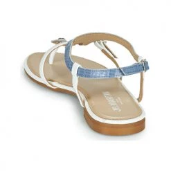 Chaussures Femme Sandales et Nu-pieds JB Martin AISSA Bleu -Sandales Soldes Boutique 20735620 500 E
