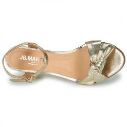 Chaussures Femme Sandales et Nu-pieds JB Martin LATINO Doré -Sandales Soldes Boutique 20751243 500 F