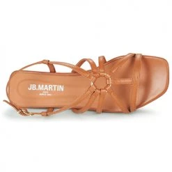 Chaussures Femme Sandales et Nu-pieds JB Martin LAURE Marron -Sandales Soldes Boutique 20751245 500 F