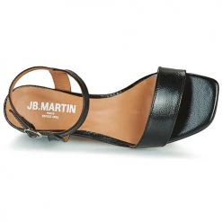 Chaussures Femme Sandales et Nu-pieds JB Martin VALSER Noir -Sandales Soldes Boutique 20751280 500 F