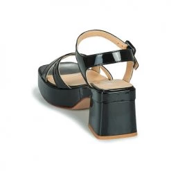Chaussures Femme Sandales et Nu-pieds JB Martin LUNAIRE Noir -Sandales Soldes Boutique 20764751 500 E