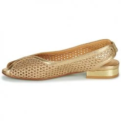 Chaussures Femme Sandales et Nu-pieds JB Martin LOUISEE Doré -Sandales Soldes Boutique 20770159 500 D